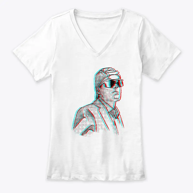 Culture Change 3D Women's V-neck Tee